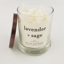 Load image into Gallery viewer, Lavender + Sage Soy Wax Melt Brittle