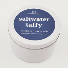 Load image into Gallery viewer, Saltwater Taffy Boardwalk Series 6oz Candle Tin