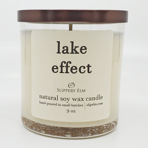 Lake Effect 9oz Glass Candle