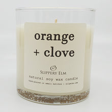 Load image into Gallery viewer, Orange + Clove 9oz Glass Candle