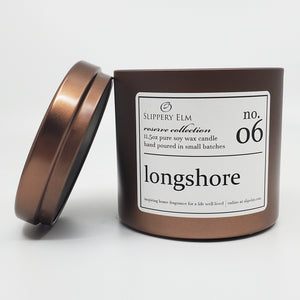 f.06/ Longshore Reserve Collection 11.5oz Candle Tin