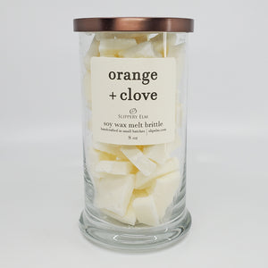Orange + Clove Soy Wax Melt Brittle