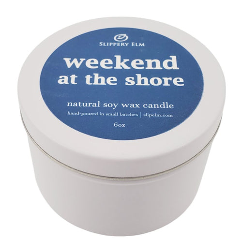 Weekend at the Shore Boardwalk Series 6oz Candle Tin