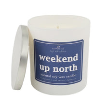 Load image into Gallery viewer, Weekend Up North 9oz Boardwalk Series Candle