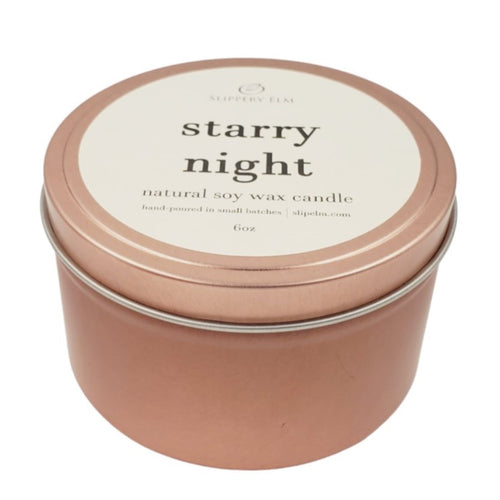 Starry Night Boulevard Series 6oz Candle Tin