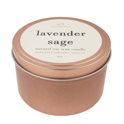 Lavender + Sage Boulevard Series 6oz Candle Tin
