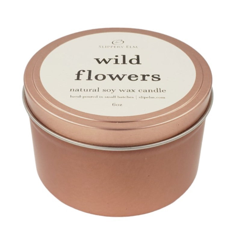 Wild Flowers Boulevard Series 6oz Candle Tin