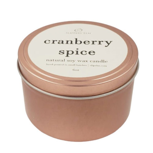 Cranberry Spice Boulevard Series 6oz Candle Tin