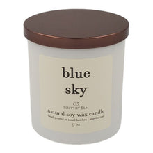 Load image into Gallery viewer, Blue Sky 9oz Boulevard Matte White Glass Candle