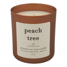 Load image into Gallery viewer, Peach Tree 9oz Boulevard Amaretto Lustre Glass Candle
