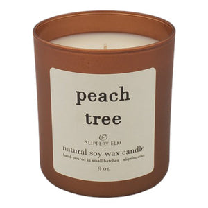 Peach Tree 9oz Boulevard Amaretto Lustre Glass Candle