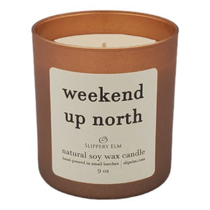 Weekend Up North 9oz Boulevard Amaretto Lustre Glass Candle