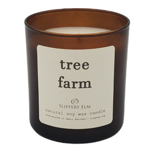 Tree Farm 9oz Boulevard Classic Amber Glass Candle