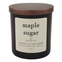 Load image into Gallery viewer, Maple Sugar 9oz Boulevard Classic Amber Glass Candle