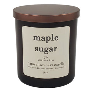 Maple Sugar 9oz Boulevard Classic Amber Glass Candle