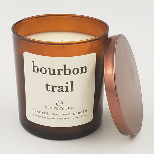 Bourbon Trail 9oz Amber Glass Candle