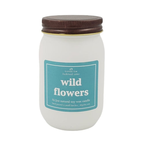 Wild Flowers Backroads Series 12.5oz Candle Jar