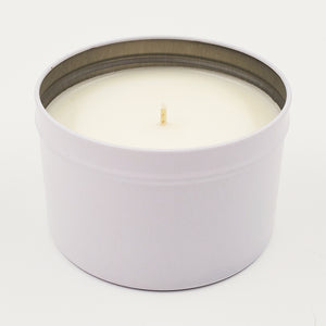 Frosted Pumpkin Simplicity Series Candle Tin