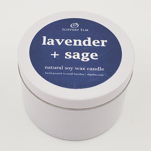 Lavender + Sage Simplicity Series Candle Tin