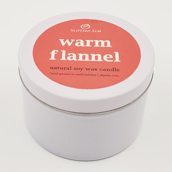 Warm Flannel Simplicity Series Candle Tin