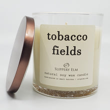 Load image into Gallery viewer, Tobacco Fields 9oz Glass Candle