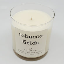 Load image into Gallery viewer, Tobacco Fields 9oz Glass Candle