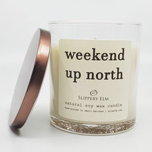 Load image into Gallery viewer, Weekend Up North 9oz Glass Candle