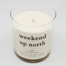 Load image into Gallery viewer, Weekend Up North 9oz Glass Candle