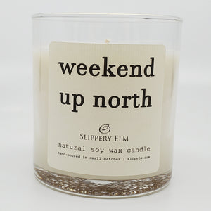 Weekend Up North 9oz Glass Candle