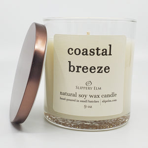 Coastal Breeze 9oz Glass Candle