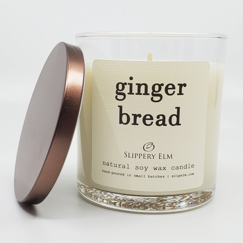 Ginger Bread 9oz Glass Candle