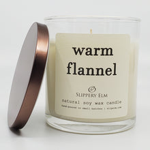 Load image into Gallery viewer, Warm Flannel 9oz Glass Candle
