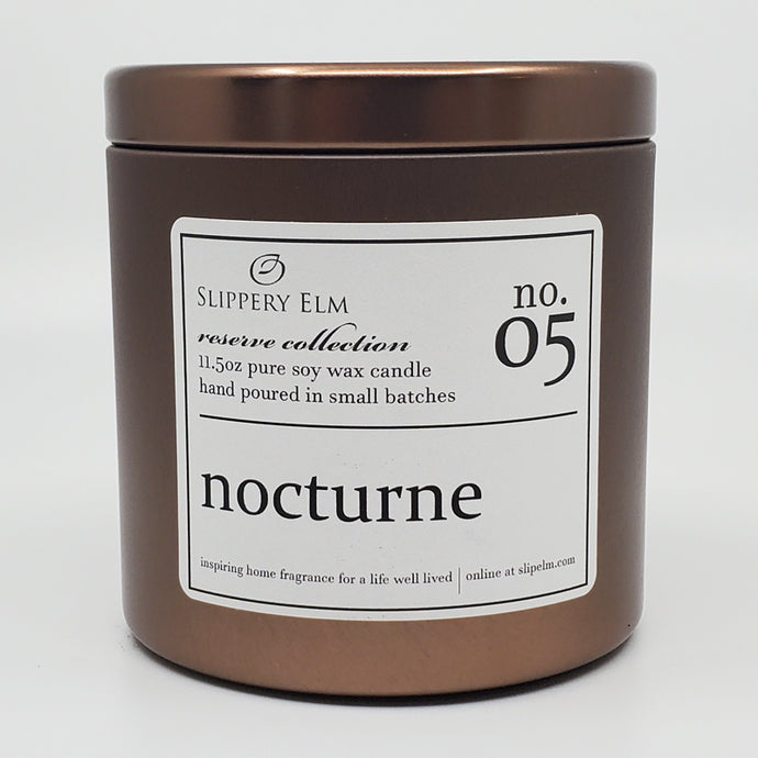 f.05/ Nocturne Reserve Collection 11.5oz Candle Tin