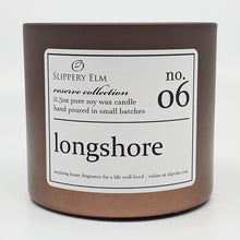 Load image into Gallery viewer, f.06/ Longshore Reserve Collection 11.5oz Candle Tin