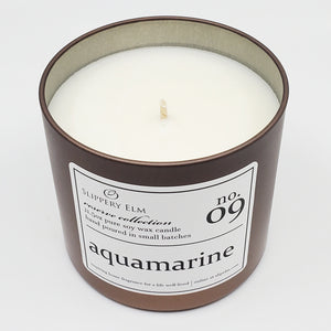 f.09/ Aquamarine Reserve Collection 11.5oz Candle Tin