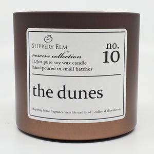f.10/ The Dunes Reserve Collection 11.5oz Candle Tin