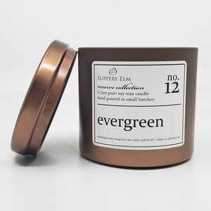 f.12/ Evergreen Reserve Collection 11.5oz Candle Tin
