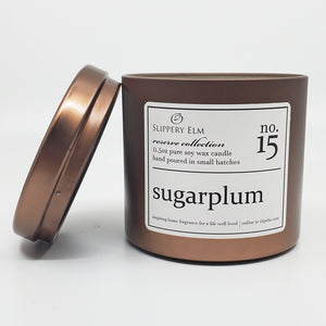 f.15/ Sugarplum Reserve Collection 11.5oz Candle Tin