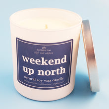 Load image into Gallery viewer, Weekend Up North 9oz High Tide Series Candle