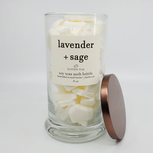Lavender + Sage Soy Wax Melt Brittle