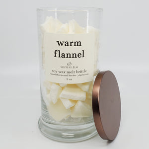 Warm Flannel Soy Wax Melt Brittle
