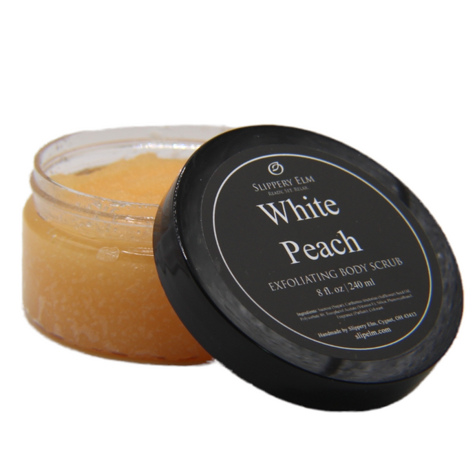 White Peach Exfoliating Body Scrub (8oz)